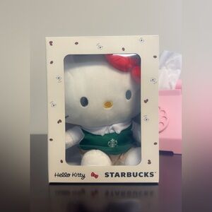 Hello Kitty Plush Special Edition Starbucks Collab Starbucks x Hello Kitty NIB